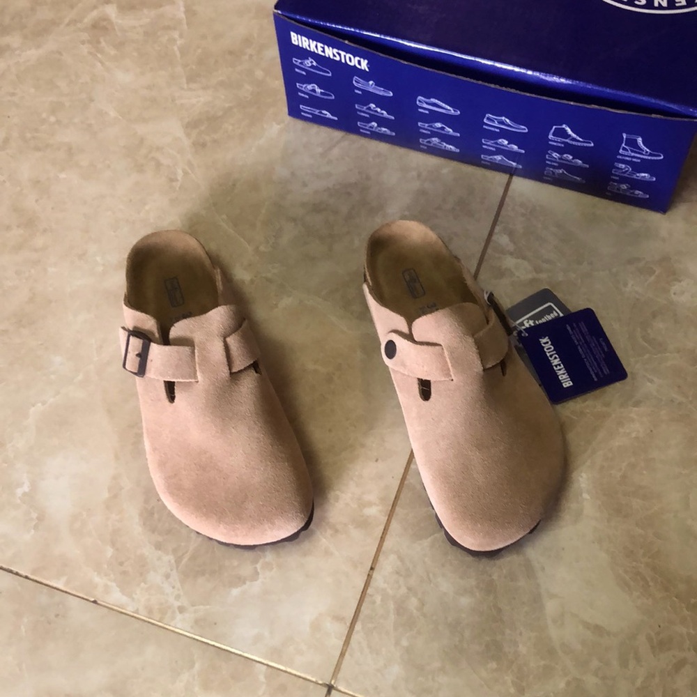 Birkenstock Boston women's shoes medium width